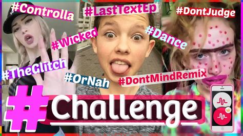 top musical ly challenge compilation best challenges on musically 2017 youtube