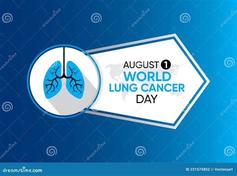 World Lung Cancer Day Stock Vector Illustration Of Medicine 221575852