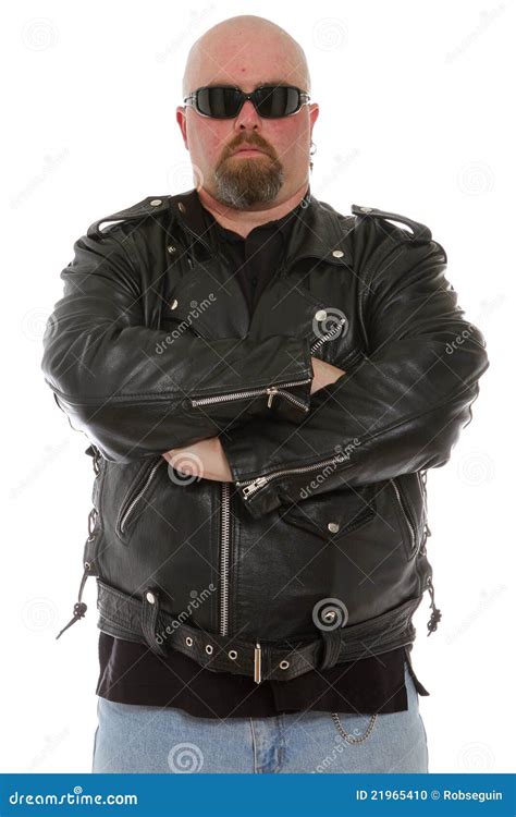 Serious Biker Dude Stock Photo Image Of Military Male 21965410