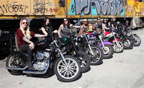 22 Female Biker Clubs And Their Motorcycles