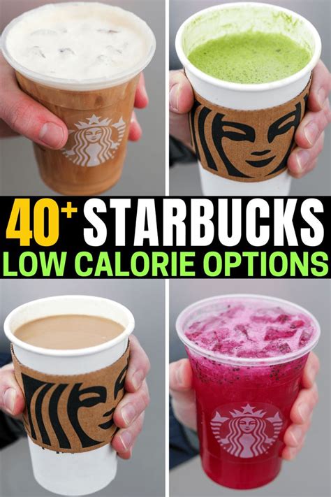 43 Low Calorie Starbucks Drinks And Orders Healthy Starbucks Menu