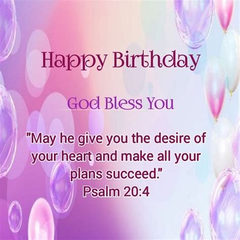 A Happy Birthday Card With Balloons And The Words God Blessing You May