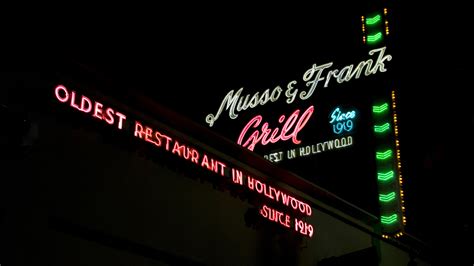 Musso And Frank Grill Clio