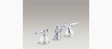 Kohler kohler archer bathroom faucet & reviews | wayfair. KOHLER| Antique Widespread Sink Faucet with Lever Handles ...