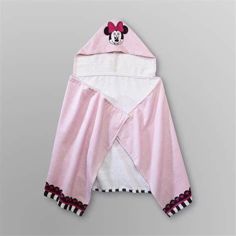 Disney Minnie Mouse Hooded Towel Home Bed And Bath Bath Kids