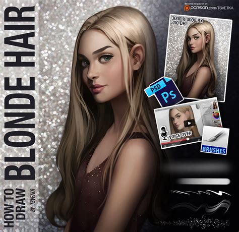 How To Draw Blonde Hair By Tsvetka On Deviantart