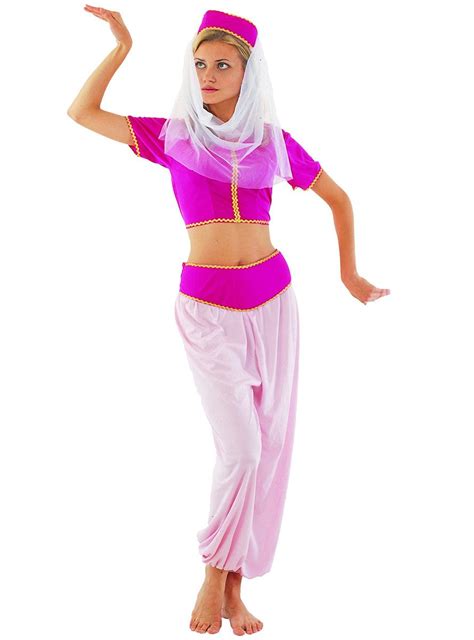 Pink Harem Girl Sexy Womens Genie Costume