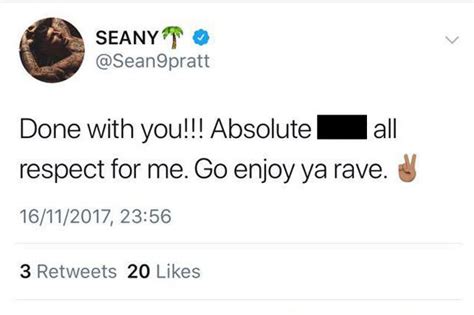 Sean Pratt Twitter Rant Amid Claims Geordie Shore Zahida Allen Cheated