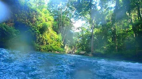 Coming Out Of The Cave Waterfall The Blue Hole In Jamaica Youtube