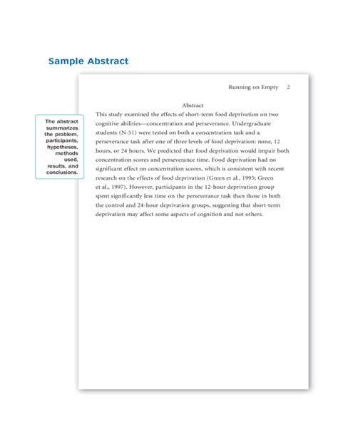 Here is an example of a simple outline. Sample APA Research Paper Free Download