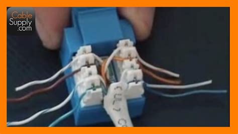 The color order is important to get correct. Wiring Diagrams Cat5e Female