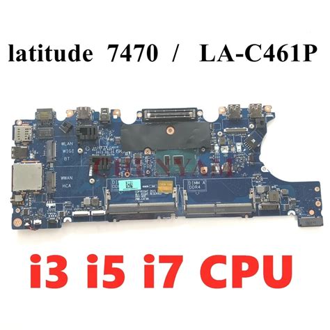 La C461p I3 I5 I7 Cpu For Dell Latitude 14 7470 E7470 Laptop Notebook