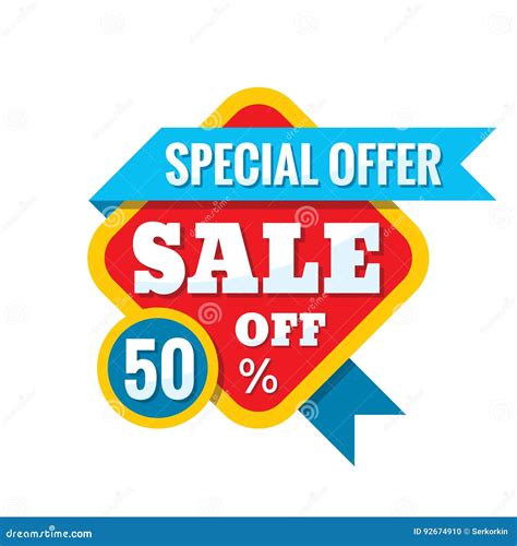 Sale 50 Off Vector Concept Illustration In Flat Style Abstract Advertising Promotion Banners