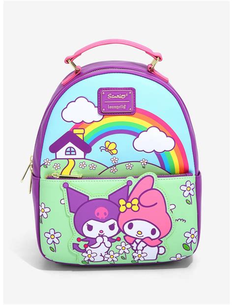 Loungefly Sanrio Kuromi And My Melody Scenic Mini Backpack Boxlunch