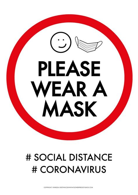 Please Wear A Mask Poster Free Poster Poster Printable Signs Free