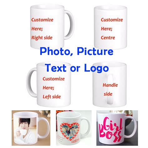 Aliexpress.com : Buy DIY Photo Coffee Mug Printing Custom Picture 11OZ gambar png