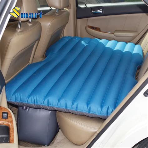 Dhl Free Shipping Car Inflatable Bed Mattress Car Back Seat Cover Travel Bed Portable Inflatable