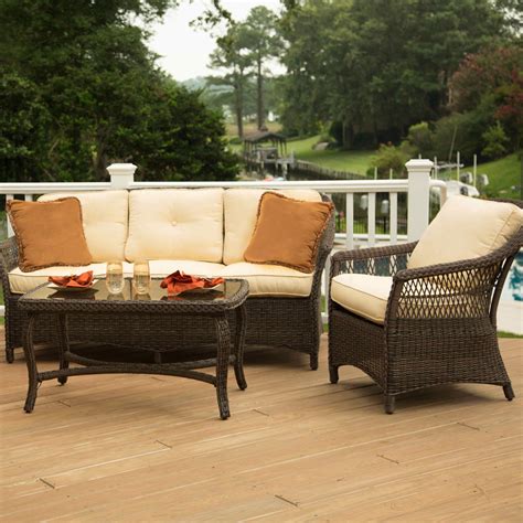 Searching for the perfect outdoor set? Agio Charlotte woven deep seating patio furniture | Today ...