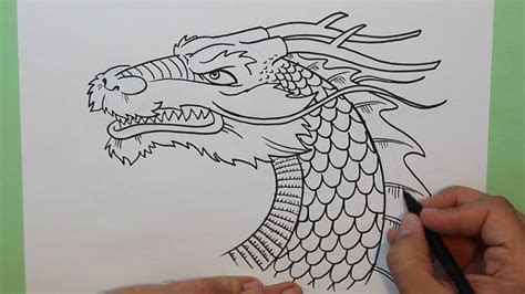Facil Dibujos Para Rellenar Con Papel China Como Dibujar Un Dragon