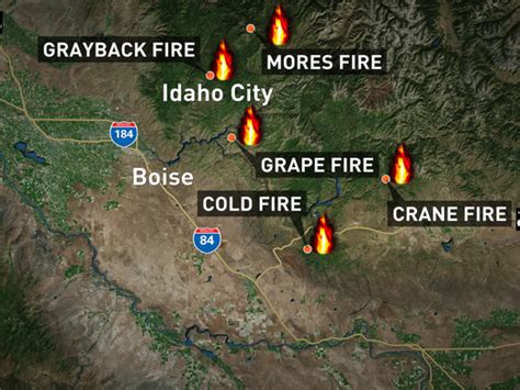 Lightning Sparks New Wildfires Across Sw Idaho