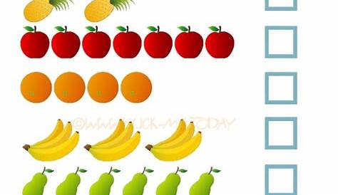 fruit worksheet printable