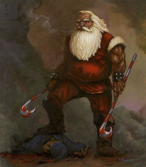 The Best And Weirdest Santa Fan Art On The Internet Art Christmas