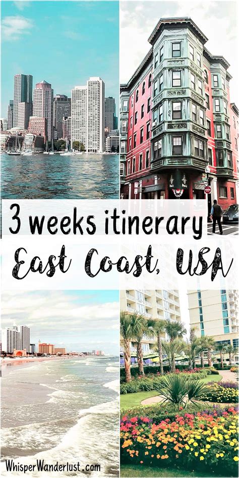 This 3 Weeks East Coast Itinerary Is Basically A 21 Days Road Trip
