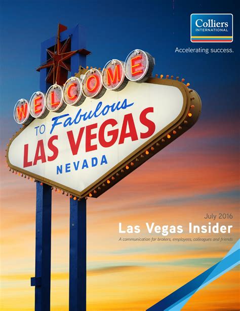 Las Vegas Insider July 2016 By Colliers Las Vegas Issuu