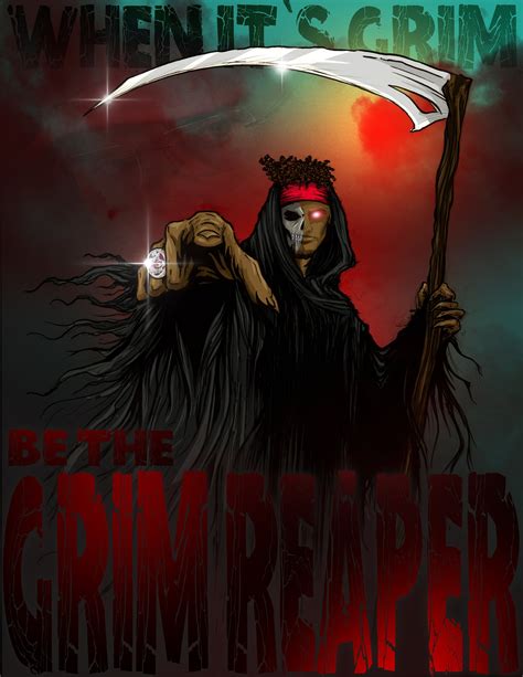 Mahomes Grim Reaper Poster Etsy