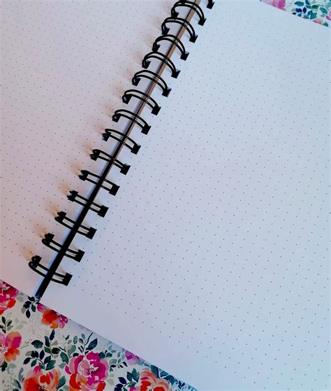 Cute A5 Spiral Notebook Bullet Journal Dotted Journal Lined Etsy