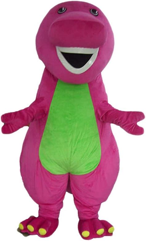 Dinosaur Barney Costume Adult Size Barney Mascot Costume