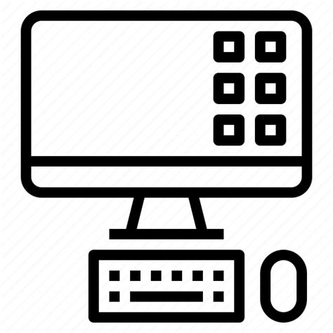 Computer Desktop Monitor Screen Icon Download On Iconfinder