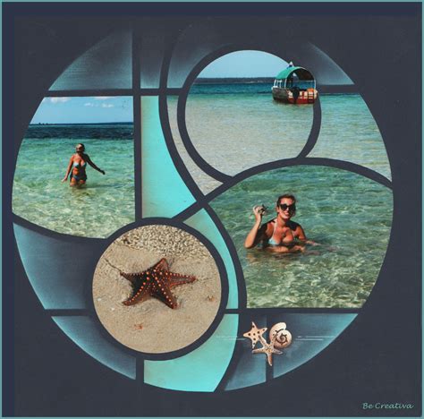Etoiledemer Beach Scrapbook Layouts Album Photo Scrapbooking Vacation