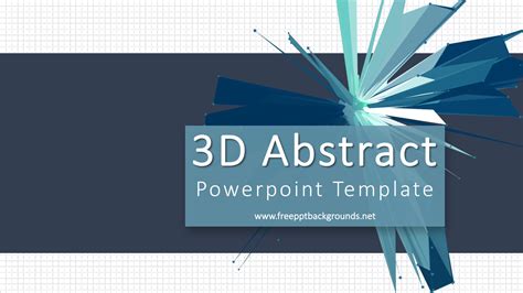 3d Abstract Powerpoint Templates 3d Graphics Abstract Free Ppt