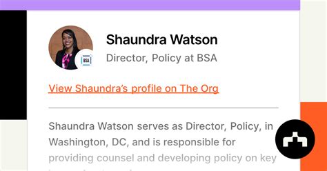 Shaundra Watson Director Policy At Bsa The Org