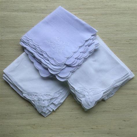 27 White Cloth Napkins Vintage Embroidered Mixed Lot Battenburg