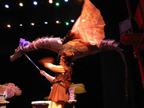 Large Dragon Puppet For The Tears Of Joy Theatres Performance Of The