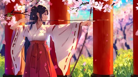 16 Anime Girl Kimono Wallpaper Hd Anime Wallpaper