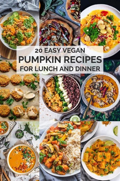 Vegan Pumpkin Recipes Pumpkin Recipes Healthy Pumpkin Recipes Dinner
