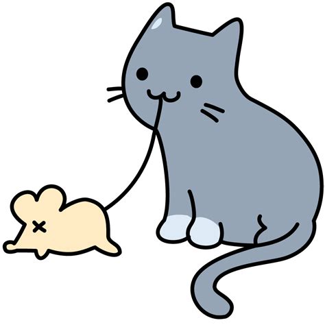 Kitten Clipart Cat And Mouse Kitten Cat And Mouse