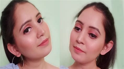 Peachy Summer Makeup Look Youtube