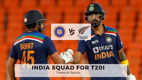 Ind Vs Nz 2021 Squad India Announces T20i Squad Kohli Rested