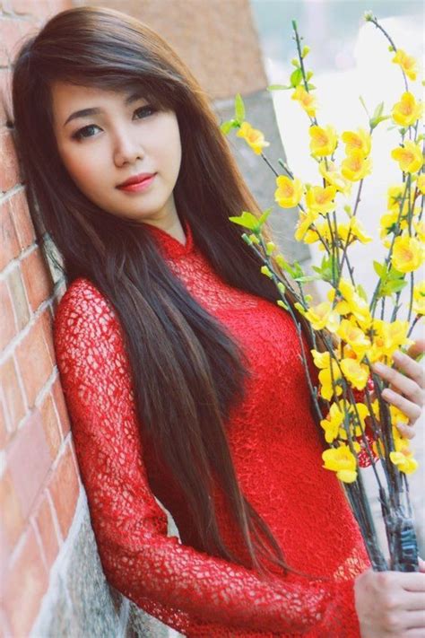 dextro™ beautiful asian women asian hotties brunette girl oriental fashion ao dai vestidos