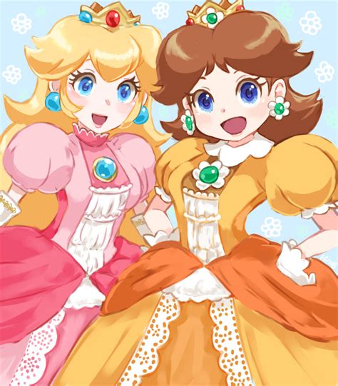 Princess Peach And Princess Daisy Mario And More Drawn By Hino Danbooru