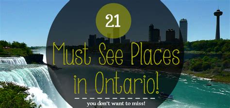21 Must See Places In Ontario Six Time Mommy And Counting