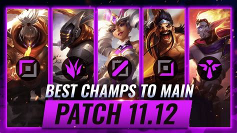 3 Best Champions To Main For Every Role In Patch 1112 League Of
