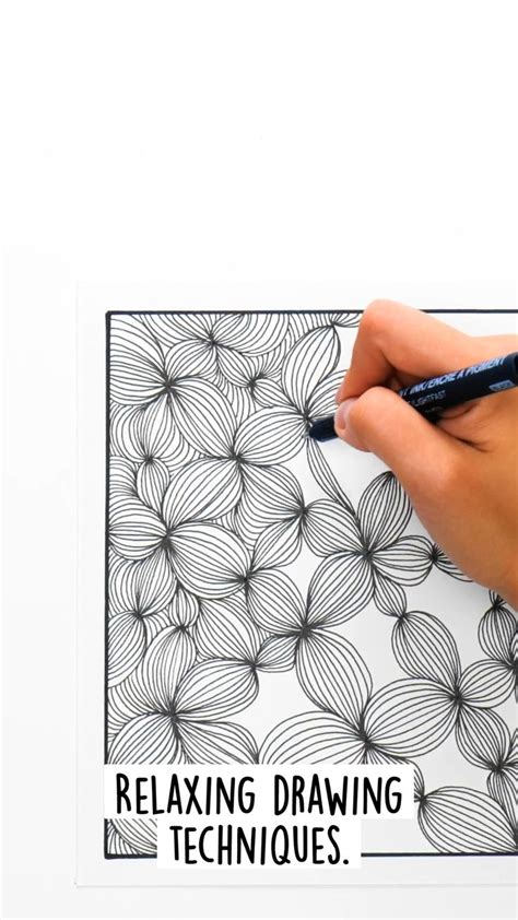 Relaxing Drawing Techniques Pinterest