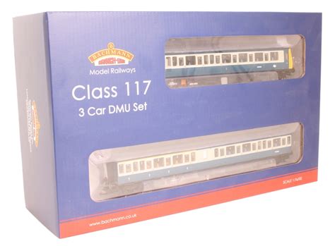 Bachmann Branchline 35 501 Class 117 3 Car Suburban Dmu In Br Blue And