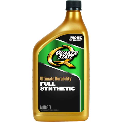 Quaker State Ultimate Durability Full Synthetic Motor Oil 5w 20 1 Qt