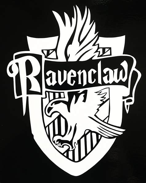 Harry Potter Ravenclaw Hogwarts House Crest Vinyl Decal For Car Laptop